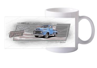 Keramiktasse mit Motiv von Pickup KTaPu2020-5